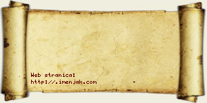 Hristina Velimirović vizit kartica